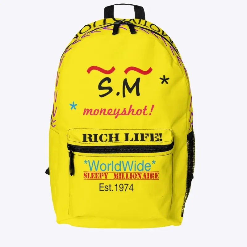 Sleepy Millionaire back pack